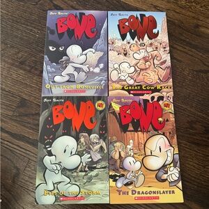 Bone Book Series Jeff Smith Books 1-4